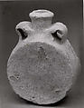 Pilgrim flask, Ceramic, glaze, Parthian