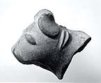 Bull head-shaped spout of vessel, Stone