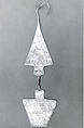 Pin fragment, Silver, Iran