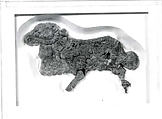 Plaque with ram, Bronze, Assyrian