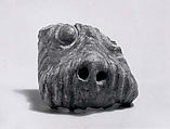 Lion figurine fragment, Ceramic, Iran