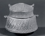 Vessel and lid, Ceramic, Iran