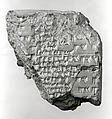 Cuneiform tablet: ephemeris of eclipses from at least S.E. 177 to 199 (?), Clay, Seleucid