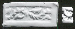 Cylinder seal with geometric design
, Faience, Iranian