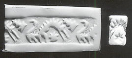 Cylinder seal with geometric design
, Faience, Iranian
