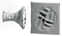 Stamp seal, Faience (?), Ceramic (?)
