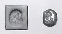 Stamp seal, Carnelian, Sasanian