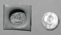 Stamp seal, Agate, Sasanian