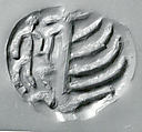 Ovoid seal, Chlorite or steatite, black