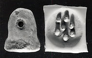Conoid stamp seal, Ceramic (?)