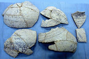 Jug sherds, Ceramic, glaze, Sasanian