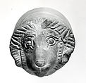 Drinking vessel in the form of a ram's head, Ceramic, Assyrian