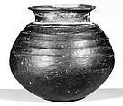 Jar with ribbed decoration, Ceramic, Iran