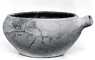 Bowl with spout, Ceramic, Sasanian or Islamic