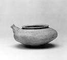 Jar with a spout and punctate decoration, Ceramic