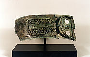 Belt fragment with a buckle, Bronze, Phrygian
