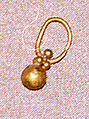 Earring, Metal, gold(?), Alanic