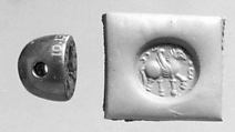 Stamp seal, Meteoric iron, Sasanian