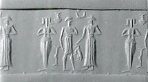 Cylinder seal, Hematite, Babylonian