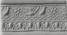 Cylinder seal, Bronze, Western Asia