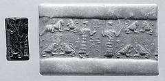 Cylinder seal, Hematite, Syrian