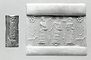 Cylinder seal, Hematite, Babylonian
