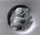 Stamp seal, Stone, Sasanian