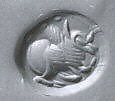 Stamp seal, Carnelian, Sasanian