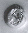Stamp seal, Carnelian, Sasanian
