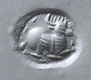 Stamp seal, Stone, Sasanian