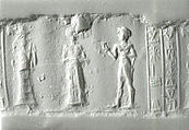 Cylinder seal, Stone, Babylonian