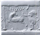 Cylinder seal, Calcite, Achaemenid