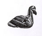 Stamp seal (duck-shaped) with geometric design
, Stone, Syro-Levantine