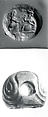 Stamp seal, Agate, banded, Sasanian
