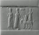 Cylinder seal, Hematite, Babylonian