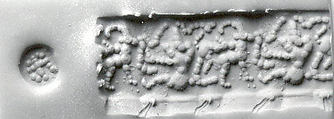 Stamp cylinder seal, Limonite, Bactria-Margiana Archaeological Complex