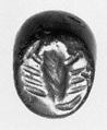 Stamp seal, Hematite, Sasanian