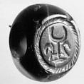 Stamp seal, Agate, brown, Sasanian