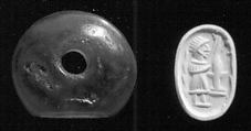 Stamp seal, Agate, Sasanian