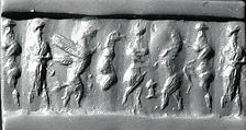 Cylinder seal, Hematite, Babylonian