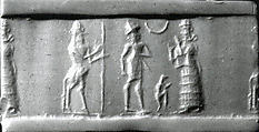 Cylinder seal, Limonite, Babylonian