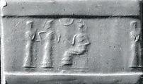 Cylinder seal, Hematite, Neo-Sumerian