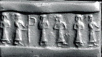 Cylinder seal, Lapis lazuli