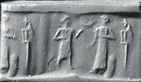 Cylinder seal, Hematite, Babylonian