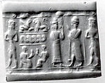 Cylinder seal, Hematite (?)