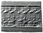 Cylinder seal, Stone, Mitanni