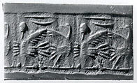 Cylinder seal with monsters | Assyrian | Neo-Assyrian | The ...