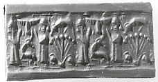 Cylinder seal, Stone, Mitanni