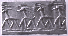 Cylinder seal, Stone, Mitanni