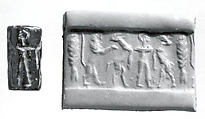 Cylinder seal | Akkadian | Akkadian | The Metropolitan Museum of Art